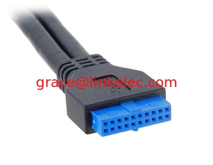 Китай USB3.0 main board 20pin female to female cable 0.5M поставщик