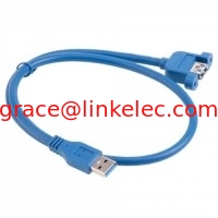 Китай USB3.0 Panel Mount Extension Cable поставщик