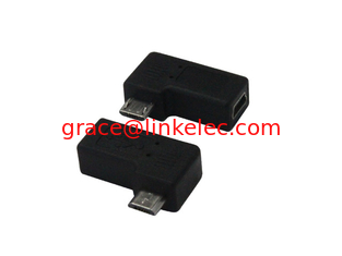 Китай MINI 5P female to micro 5P Male 90 degree angled adapter,Micro 5P USB Adapter поставщик