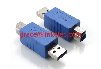Китай USB 3.0 A male to B Male AM/BM 180 Degree Adapter Connector NEW поставщик