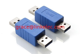 Китай Portable USB 3.0 converter adapter,USB3.0 AM TO AM Adapter 180degree adapter поставщик