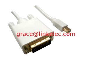 Китай Mini DisplayPort to DVI Video Cable, Mini DisplayPort Male to DVI Male, 6 foot поставщик