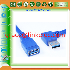Китай 1m Black SuperSpeed USB 3.0 Cable - Right Angle A to A - M/M поставщик